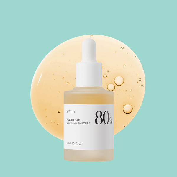 Heartleaf 80% Soothing Ampoule by ANUA 30ml — Calm. Restore. FOREVA.