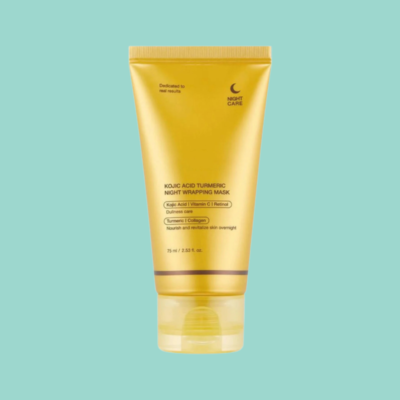 Medicube Kojic Acid + Turmeric Overnight Wrapping Mask 75ml — Brighten. Restore. FOREVA.
