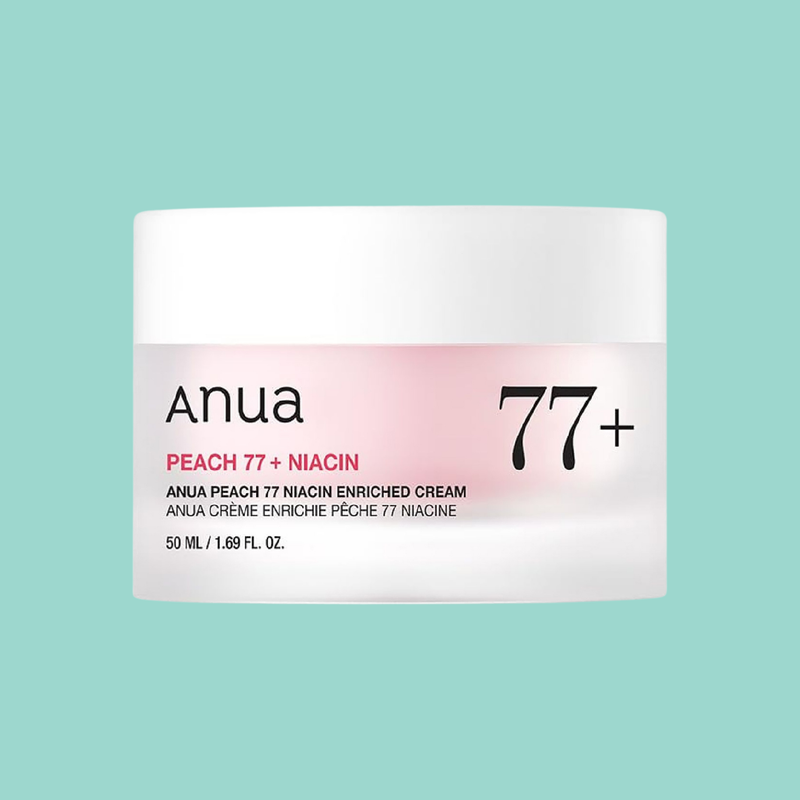 Peach 77 Niacin Enriched Cream by ANUA 50ml — Brighten. Plump. FOREVA.