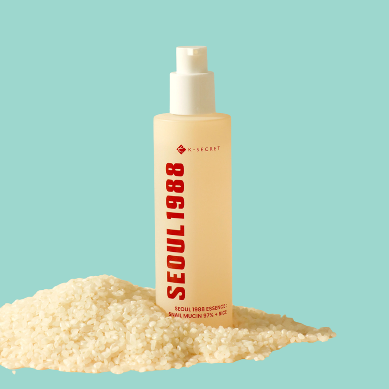 Seoul 1988 Snail Mucin 97% + Rice Essence 100ml — Heal. Illuminate. FOREVA.