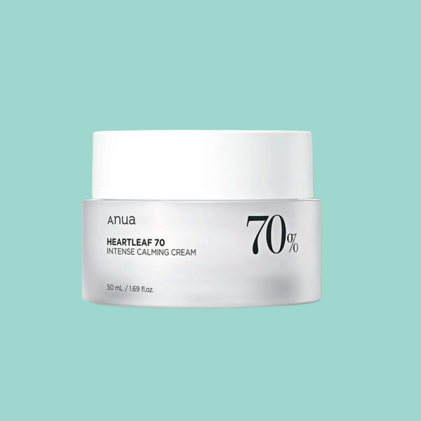 Heartleaf 70% Intense Calming Cream by ANUA 50ml — Calm. Restore. FOREVA.