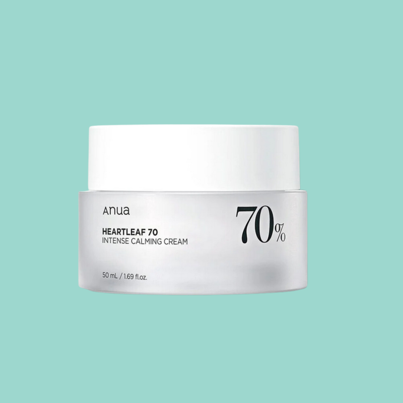 Heartleaf 70% Intense Calming Cream by ANUA 50ml — Calm. Restore. FOREVA.
