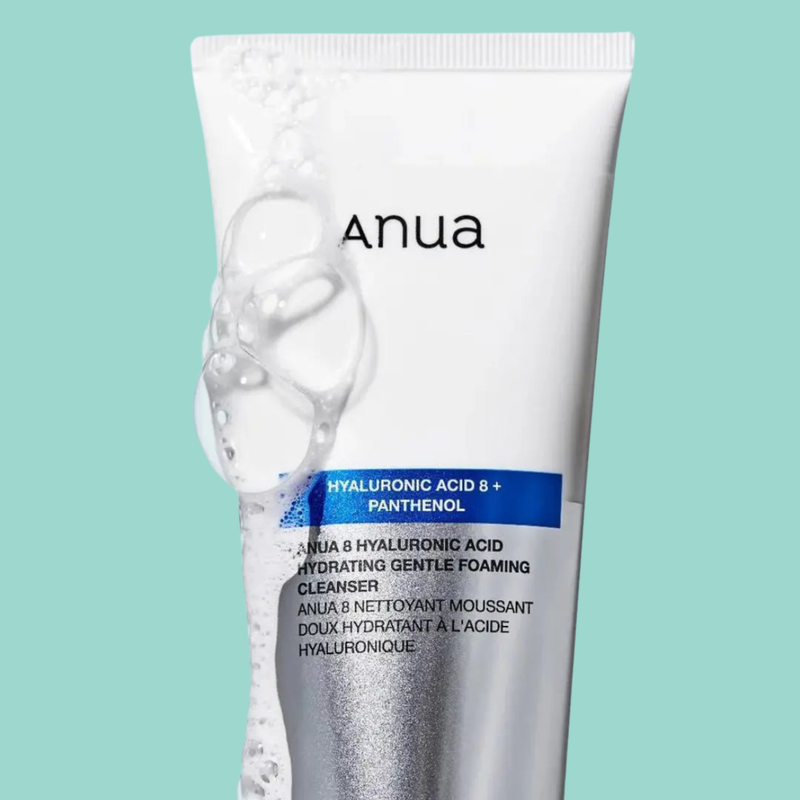 8 Hyaluronic Acid Hydrating Gentle Foaming Cleanser by ANUA 150ml  — Purify. Hydrate. FOREVA.