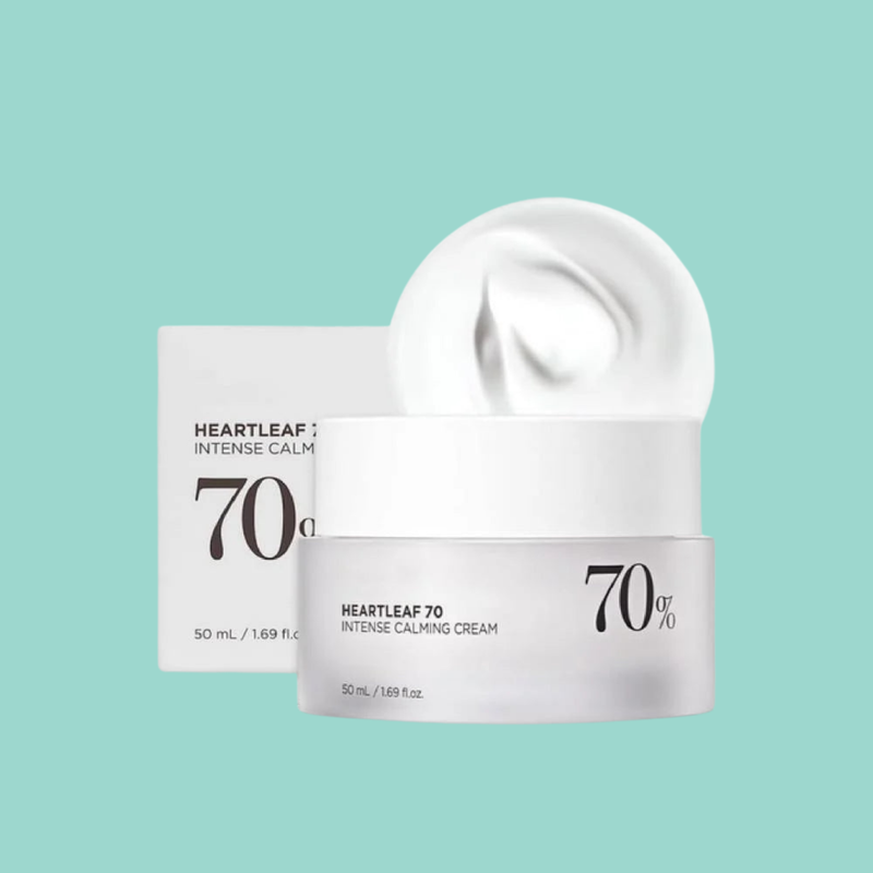 Heartleaf 70% Intense Calming Cream by ANUA 50ml — Calm. Restore. FOREVA.