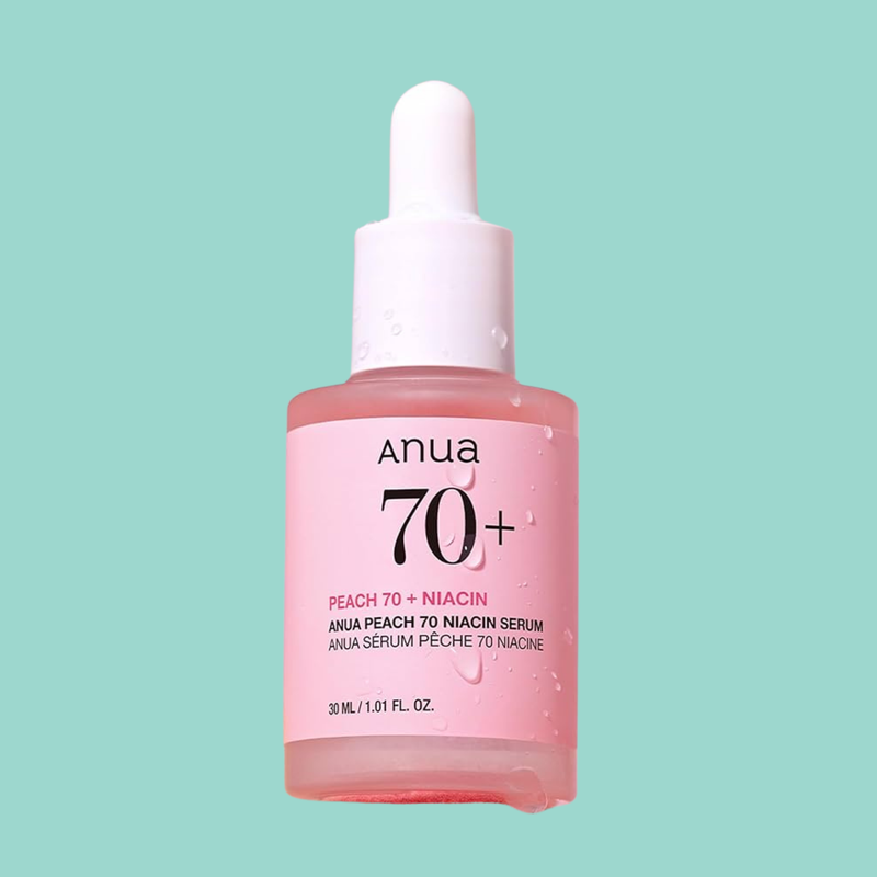 Peach 70% Niacinamide Serum by ANUA 30ml  — Brighten. Smooth. FOREVA.