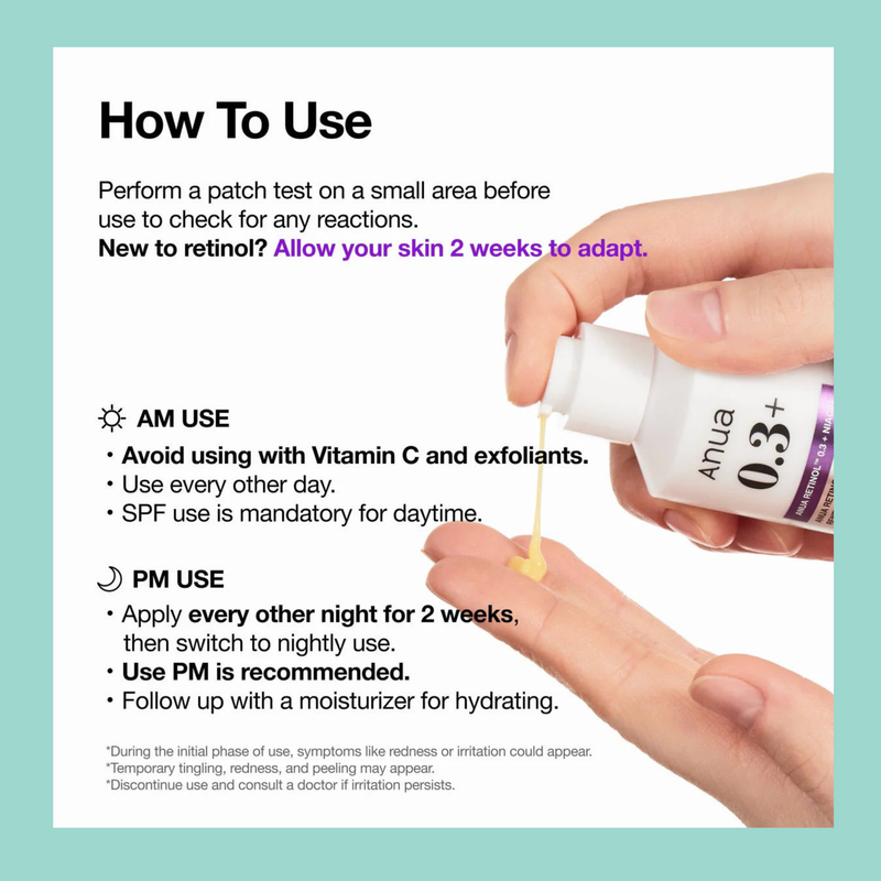 Nano Retinol 0.3% + Niacin Renewing Serum by ANUA 30ml — Renew. Refine. FOREVA.
