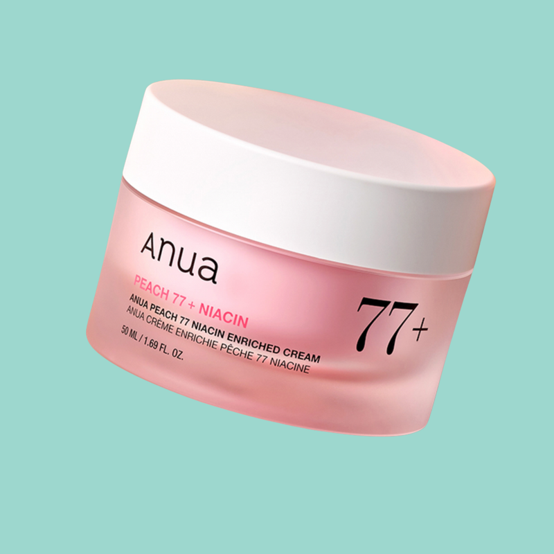 Peach 77 Niacin Enriched Cream by ANUA 50ml — Brighten. Plump. FOREVA.