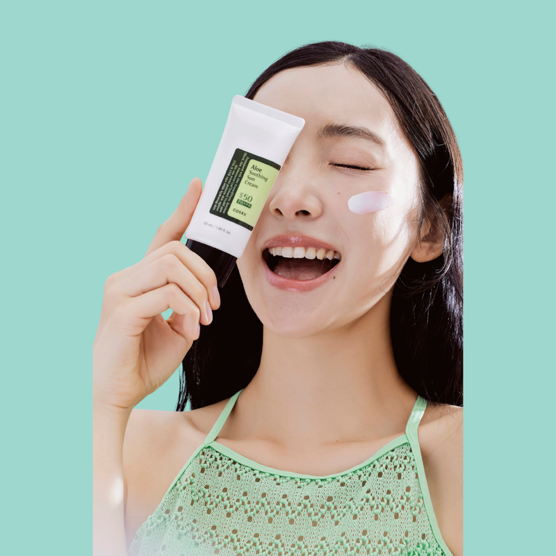 Aloe Soothing Sun Cream SPF50+ PA+++ by COSRX 50ml — Shield. Soothe. FOREVA.