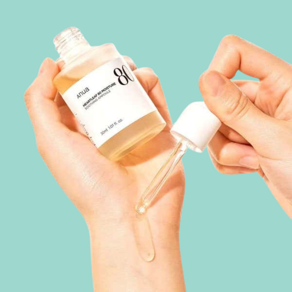 Heartleaf 80% Soothing Ampoule by ANUA 30ml — Calm. Restore. FOREVA.