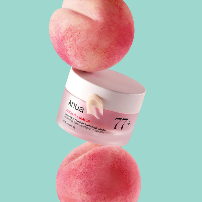 Peach 77 Niacin Enriched Cream by ANUA 50ml — Brighten. Plump. FOREVA.