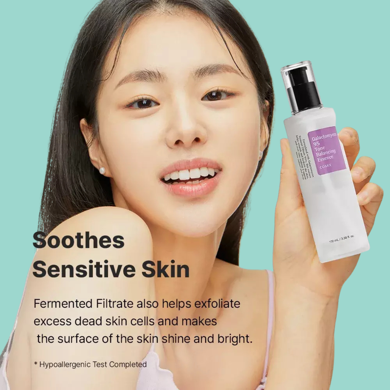 Galactomyces 95 Tone Balancing Essence by COSRX 100ml — Illuminate. Refine. FOREVA.