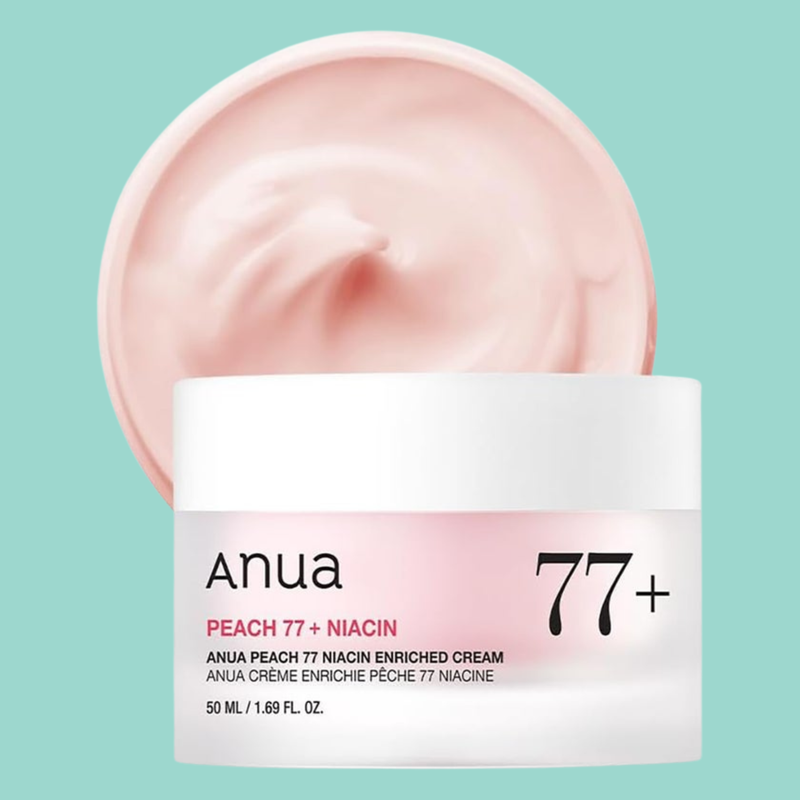 Peach 77 Niacin Enriched Cream by ANUA 50ml — Brighten. Plump. FOREVA.